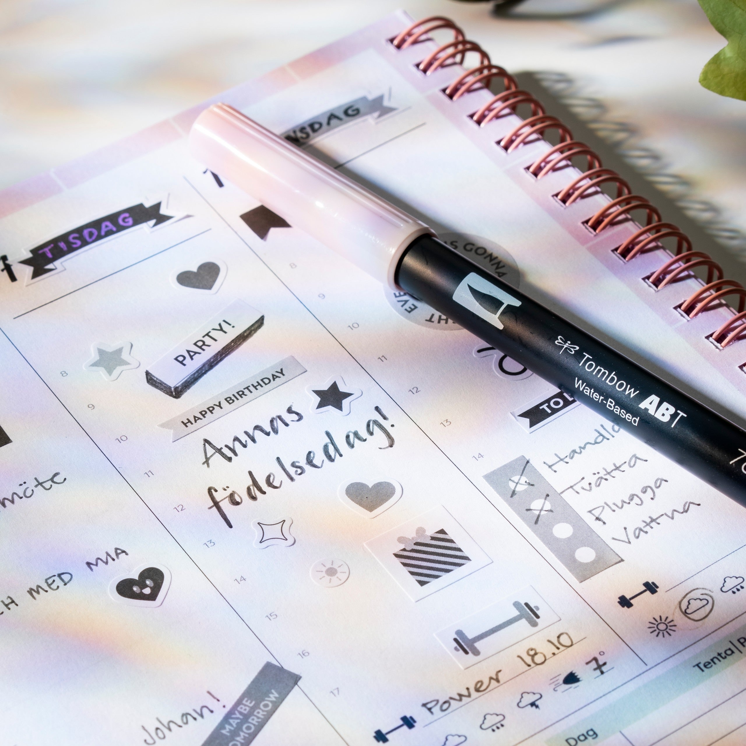 Black & White Klistremerker