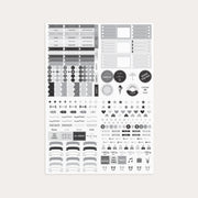 Black & White Klistremerker