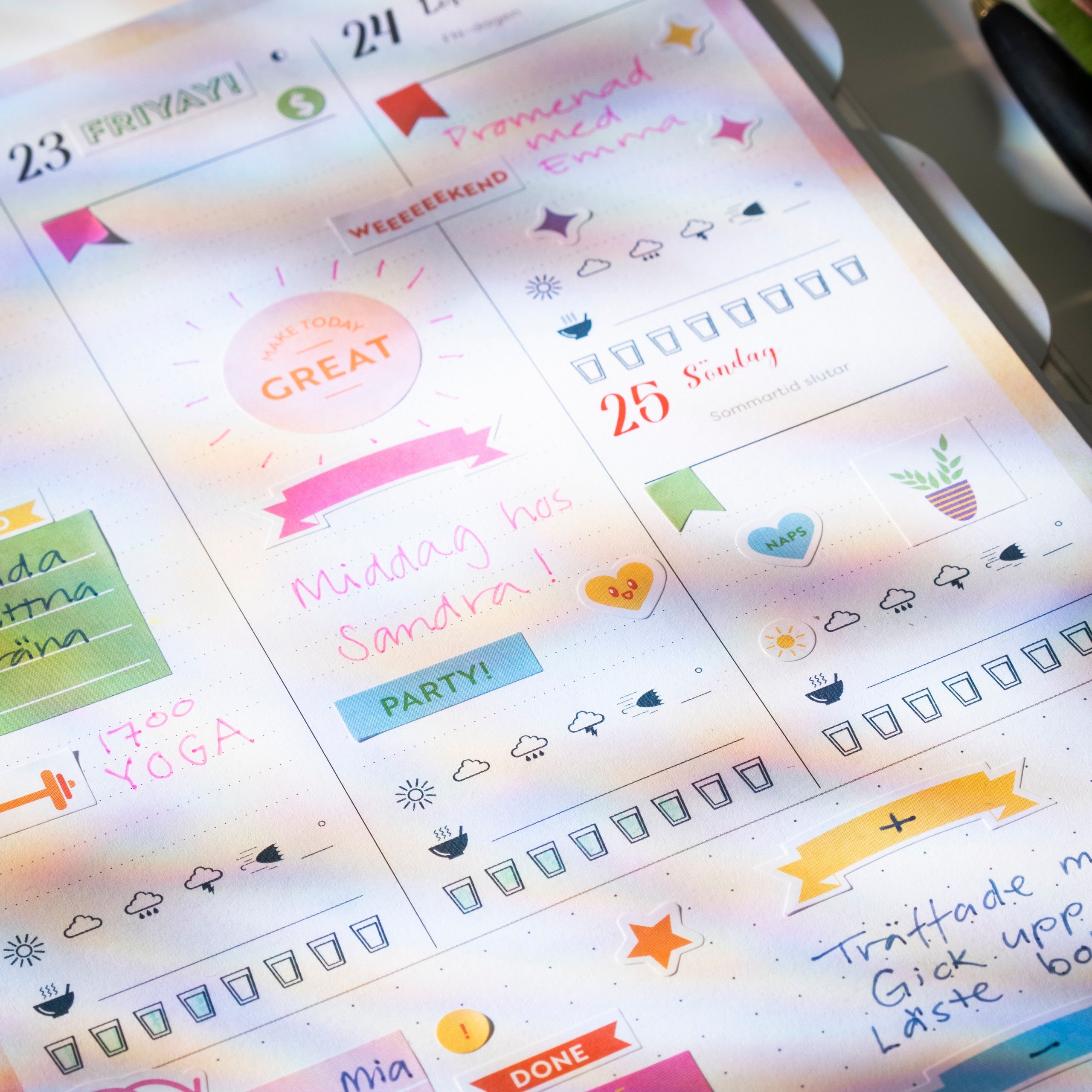 Color Explosion Klistremerker