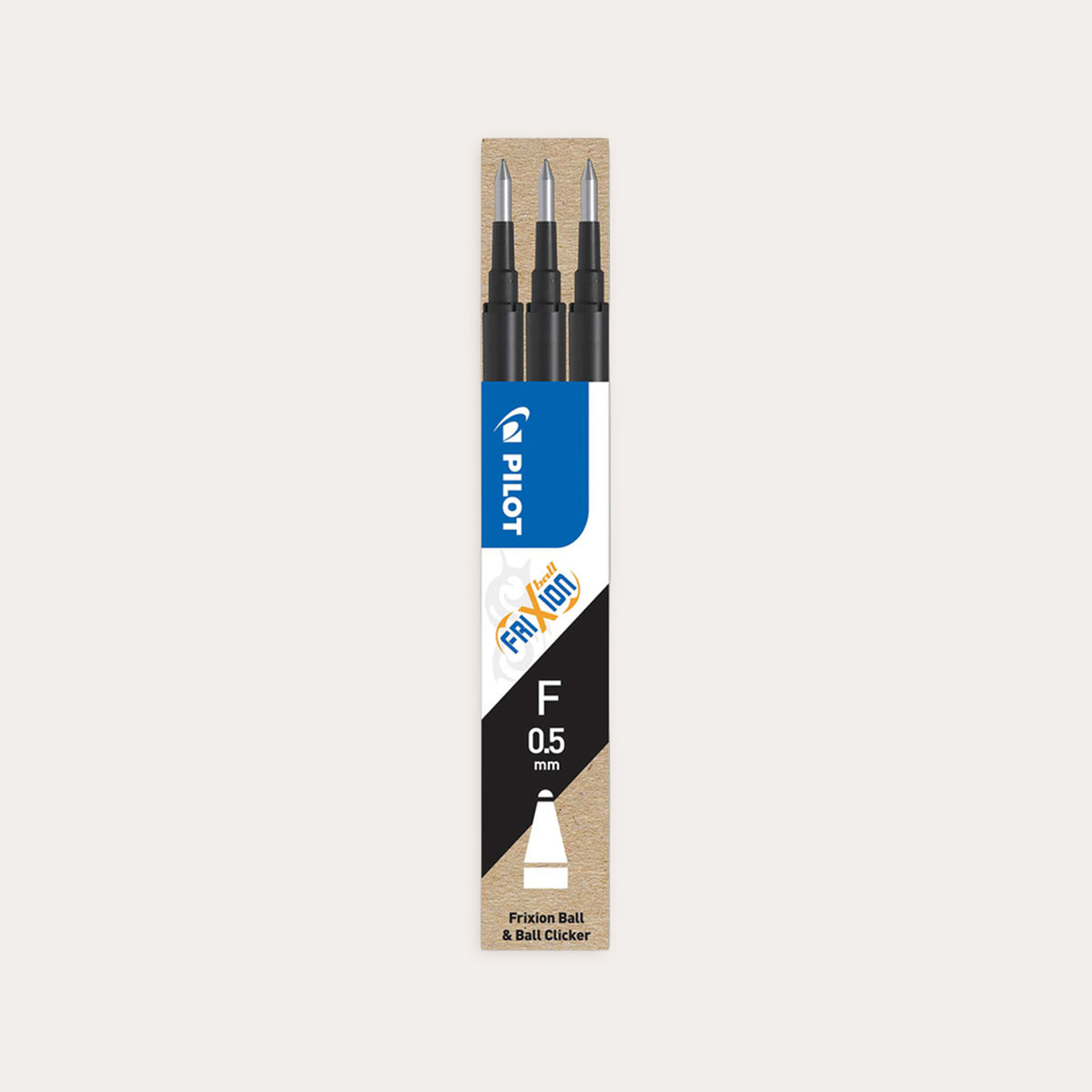 Pilot Frixion Ball 0.5 refill Black 3-p