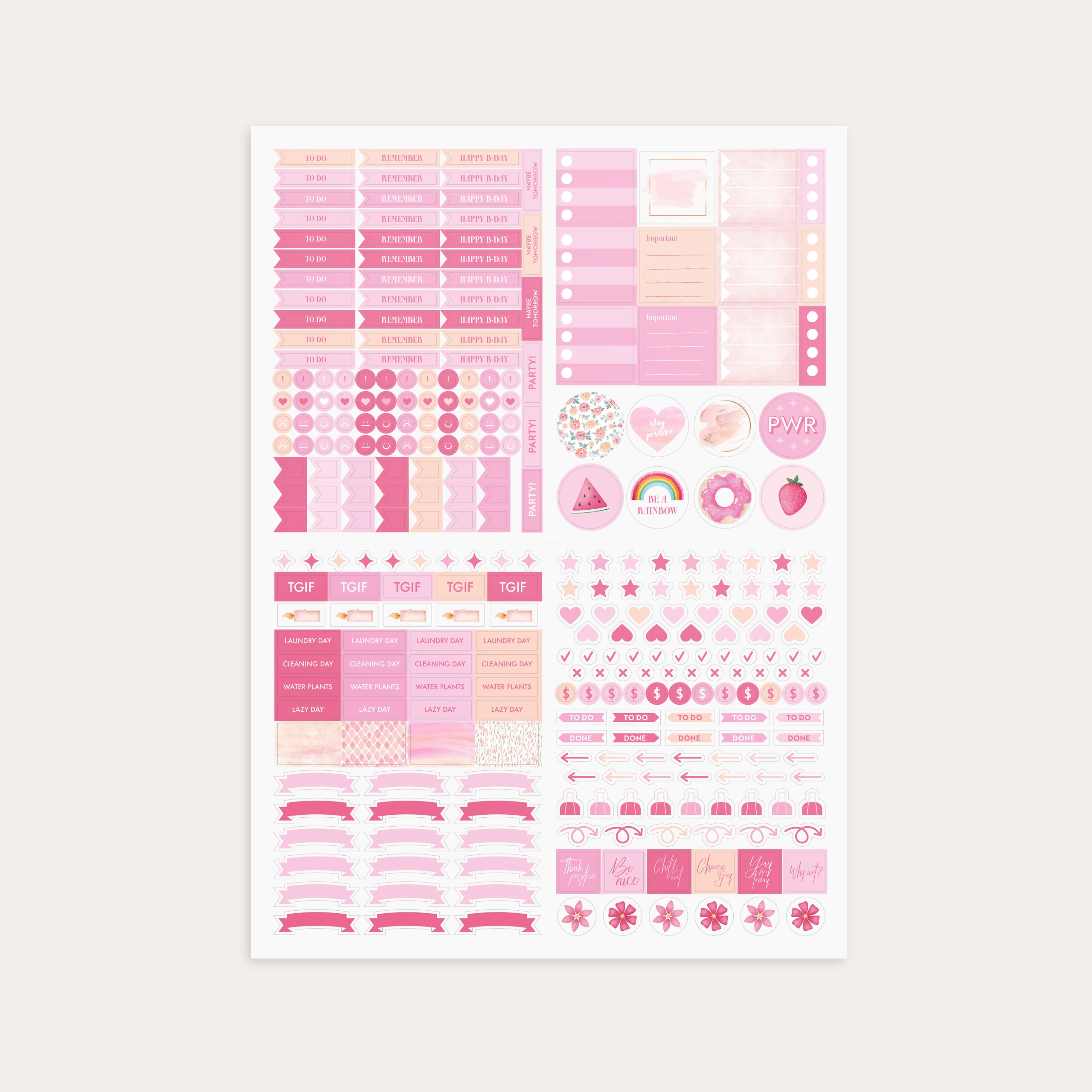 That Pink Life Klistremerker