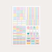 Be More Productive Pastel Stickers